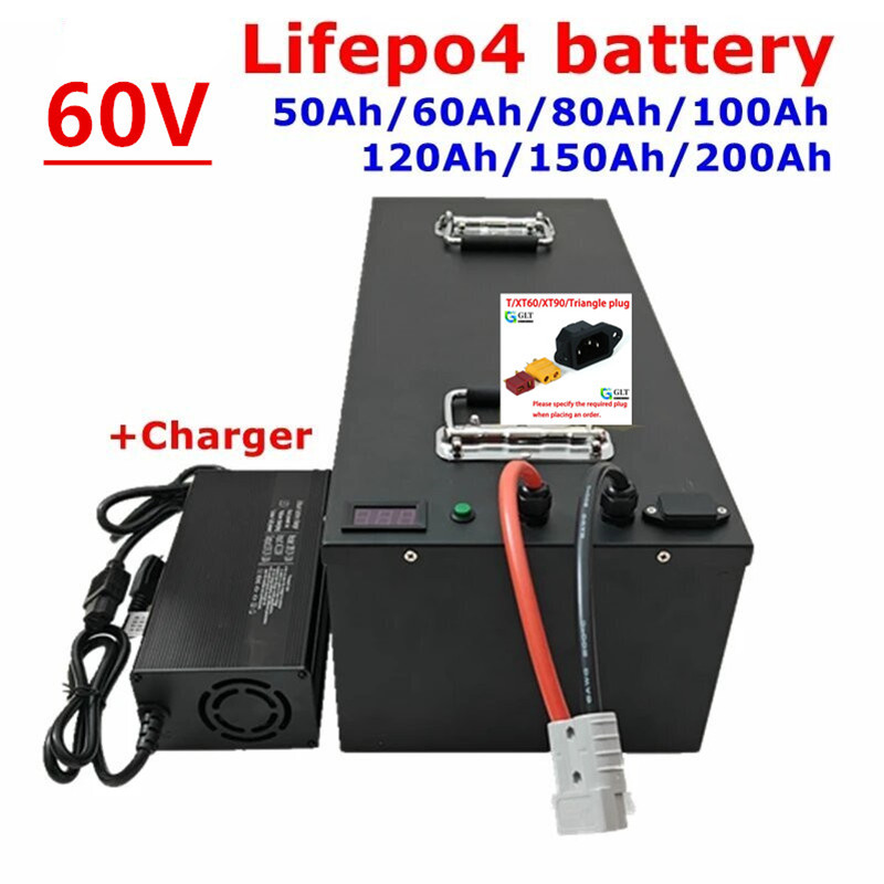 60V 50Ah Electric Scooter Battery - 60V 50Ah 100Ah LiFePO4 배터리 팩(내장형