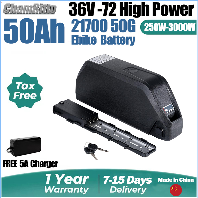 72V 50Ah 21700 Lithium Battery - 48V 30AH 전기 자전거 배터리 21700