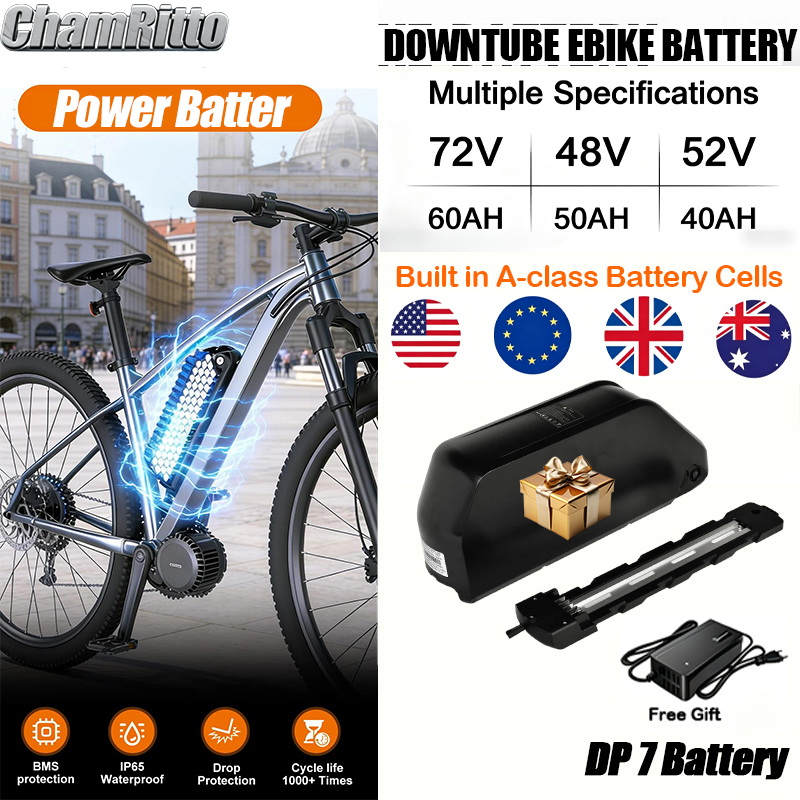 전기 자전거 배터리 다운튜브 하일롱 폴리 DP7 48V - 72V 50Ah 21700 Lithium Battery 리뷰 및 가격