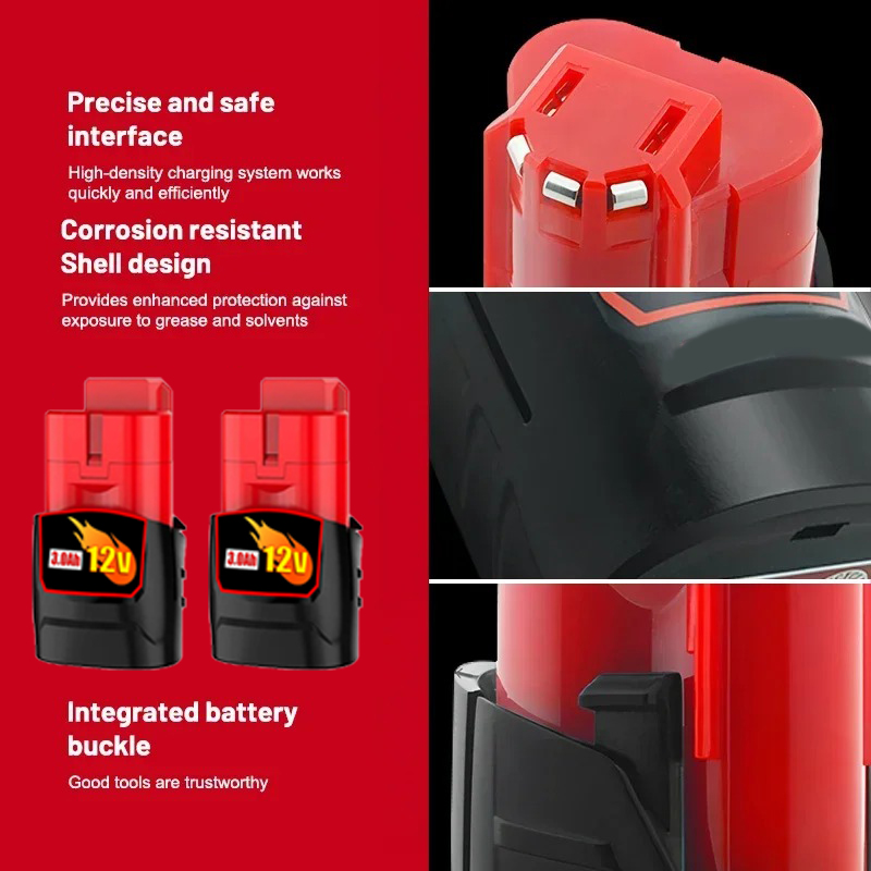 밀워키 M12 XC 무선 공구용 HOT 12V 고용량  - 60V 50Ah Electric Scooter Battery 리뷰 및 가격