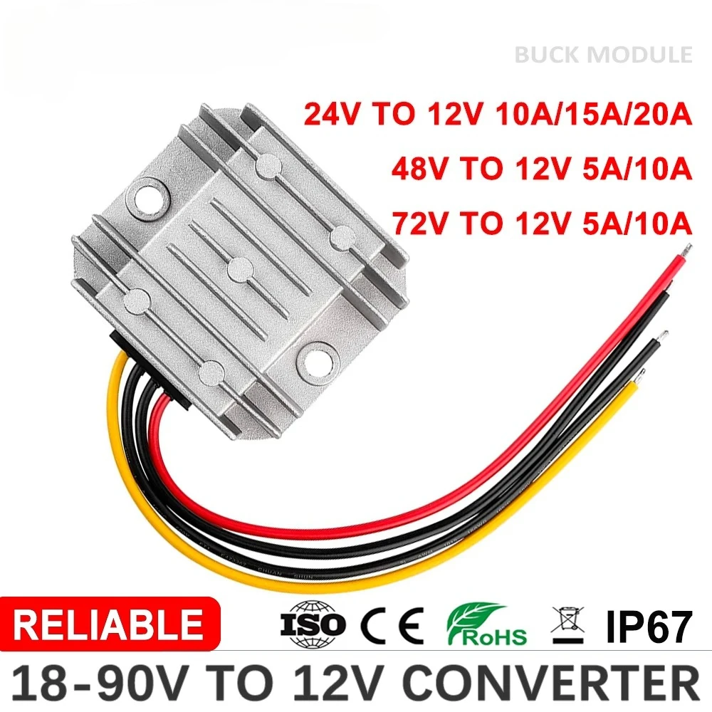 20-90V에서 12V로 변환하는 5A 10A 15A  - 72V 15A Fast Charger 리뷰 및 가격