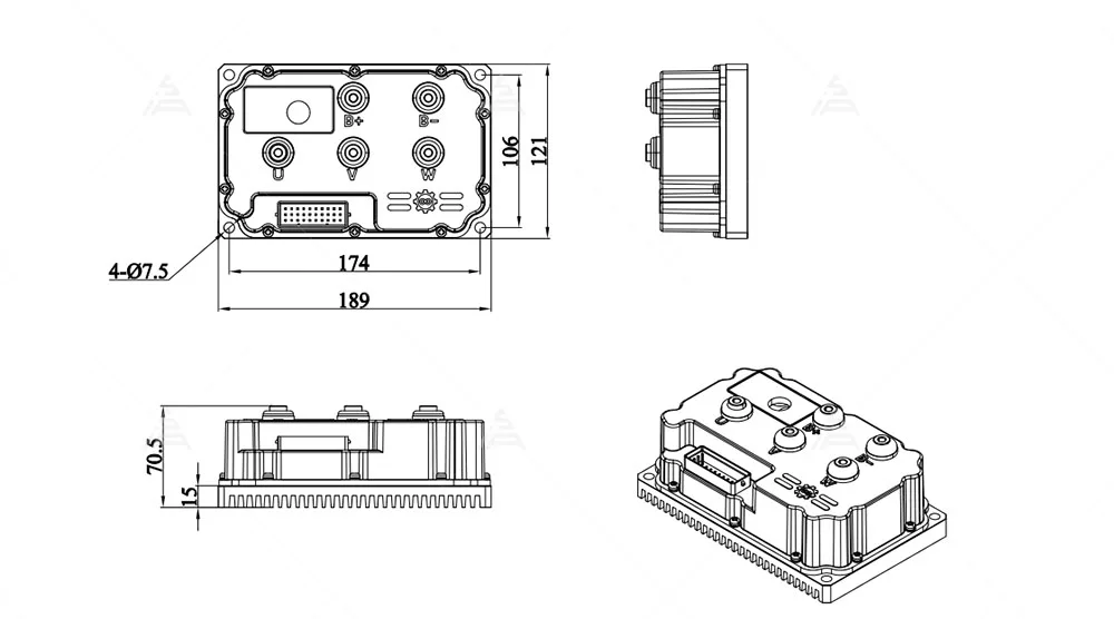 Fardriver 72300 300A 고출력 3KW 전 - Kelly Kls7230S Controller 리뷰 및 가격